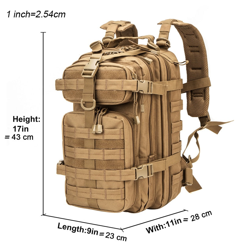 Mochila á prova d"Àgua super resistente,varias divisórias , Saco de Acampamento Tático, Militar, Softback ao Ar Livre, Sacos de Caça para Caminhadas... top do mercado