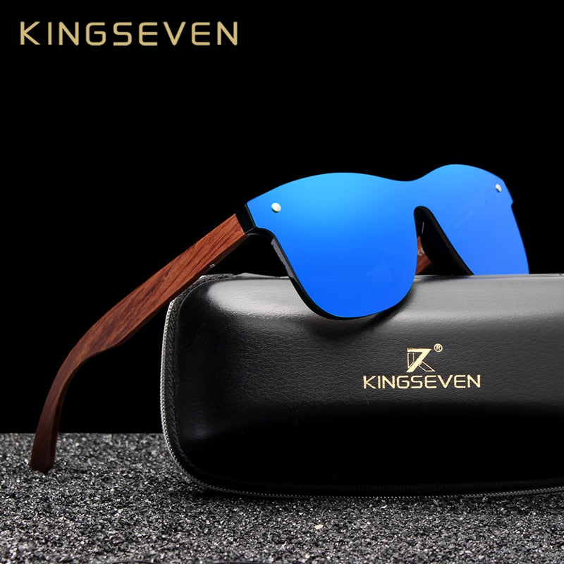 KINGSEVEN Óculos de Sol para Homem, Madeira Natural, Polarizado, Moda Masculina, Original top verão 2023