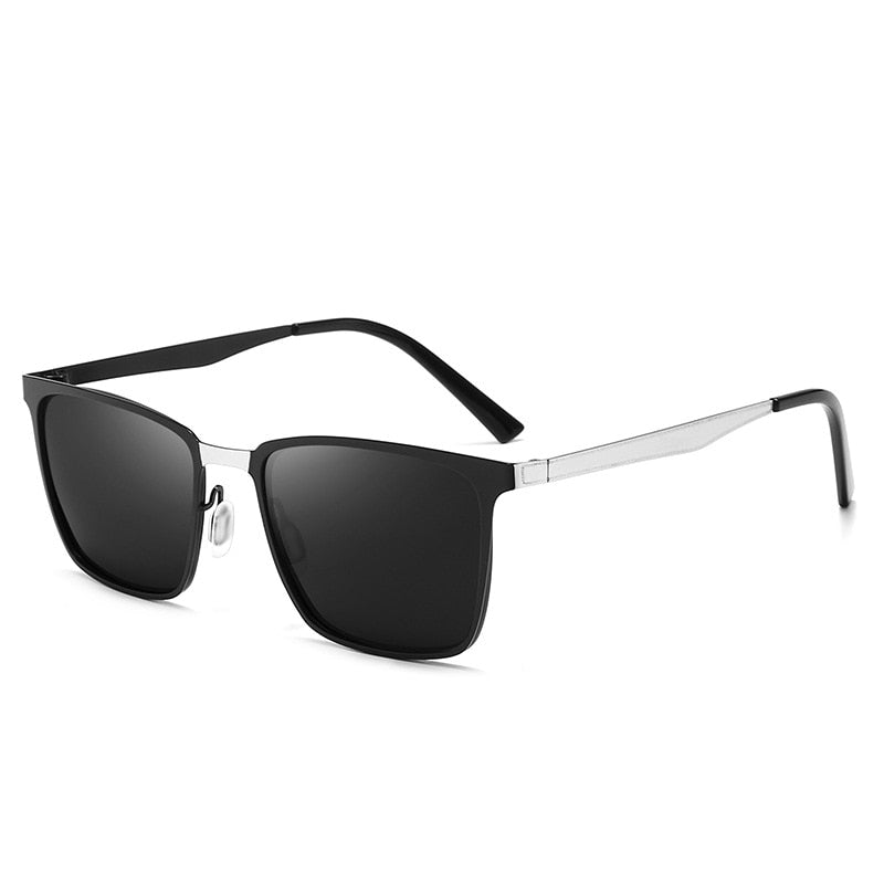 Zxwlyxgx marca design clássico polarizada óculos de sol das mulheres dos homens dirigindo quadrado quadro moda óculos de sol masculino goggle gafas de sol