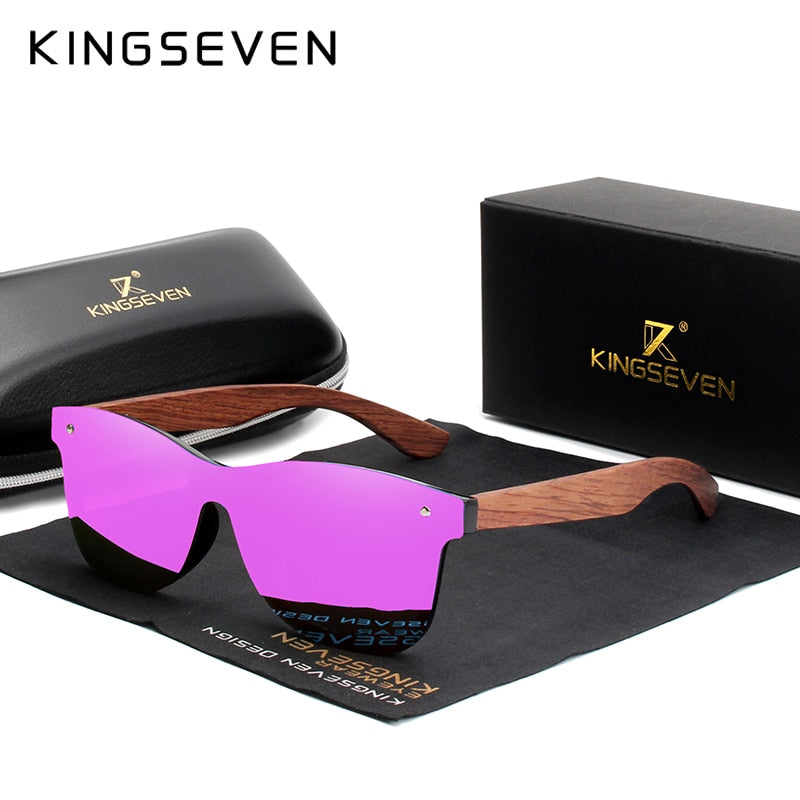 KINGSEVEN Óculos de Sol para Homem, Madeira Natural, Polarizado, Moda Masculina, Original top verão 2023