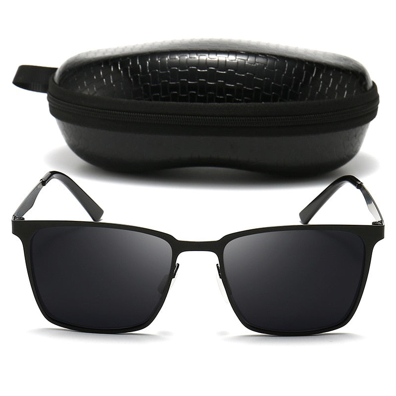 Zxwlyxgx marca design clássico polarizada óculos de sol das mulheres dos homens dirigindo quadrado quadro moda óculos de sol masculino goggle gafas de sol