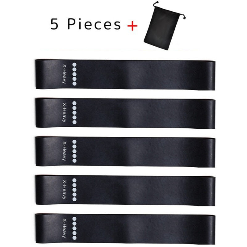 5 pçs/set resistência yoga bandas de borracha expansor cinto de musculação equipamentos de fitness treino desportivo pilates bandas elásticas